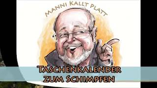 Manni kallt Platt Taschenkalender zum Schimpfen [upl. by Anaela]