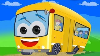 Ruote sul bus  filastrocche per bambini  canzone prescolare  Wheels On The Bus  Kids Rhyme [upl. by Ayouqat]