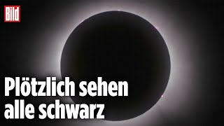 Sonnenfinsternis über Nordamerika [upl. by Enytsirk398]