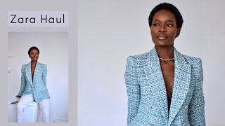 Zara blazers try on haul [upl. by Odrahcir]