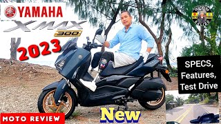 2023 YAMAHA XMAX TECHMAX 300 Test Drive Specs Features and Price yamahaxmax300 XMax300 [upl. by Nawor]