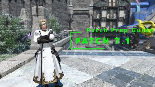 FFXIV Patch 71 Crafter Prep Ultimate [upl. by Asoj492]