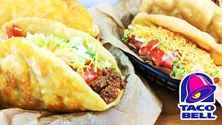 The BEST Homemade Toasted Cheddar Chalupas Taco Bell Copycat tacotuesday [upl. by Magnuson480]