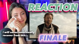 OBIWAN KENOBI FINALE  REACTION 😭  The Return Of The Ugly Cry [upl. by Esoranna]