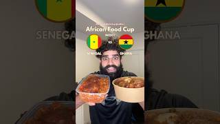 SENEGAL VS GHANA  African Food Cup [upl. by Ecilegna]