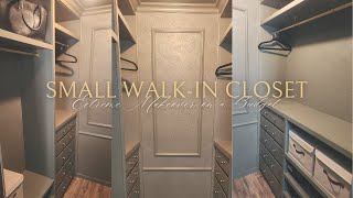 DIY Small Walk In Closet on a BudgetKullen Dresser Ikea Hack [upl. by Tiena]