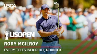 2024 US Open Highlights Rory McIlroy Round 3  Every Televised Shot [upl. by Hardy]