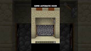 Minecraft Super Automatic Door🚪💀 Minecraft Moment [upl. by Enayd996]