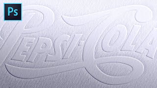 Embossed Paper Effect for Text amp Logos  Photoshop Tutorial [upl. by Jacquetta618]