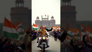 Modi amp Putin A Ride of Friendship modi putin friendship india russia independenceday ai fun [upl. by Leiand]