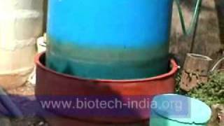 BIOTECH INDIA TOILET LINKED Biogas plant [upl. by Ellennaj]