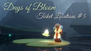 Todays Ticket Locations for the Days of Bloom 5  Sky Children of the Light [upl. by Smoot]