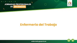 Jornadas Profesionales del EIR 2024 Enfermería del trabajo [upl. by Alih]