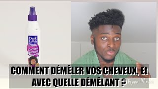 COMMENT DÉMÊLER VOS CHEVEUX ET AVEC QUELLE DÉMÊLANTS 🤔 [upl. by Stuckey]