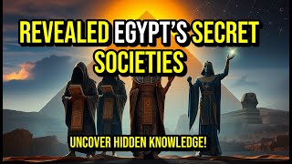 The Secret Societies of Ancient Egypt Unveiling Hidden Knowledge  Historical Insights [upl. by Moran190]