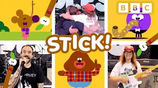 IDLES Rock Out To Hey Duggees Stick Song  CBeebies [upl. by Acinnor]