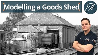 How to model a steam era goods shed in OO gauge [upl. by Ahsikyw]