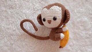 Amigurumi yavru maymun 🐒 part 2 [upl. by Ydahs972]