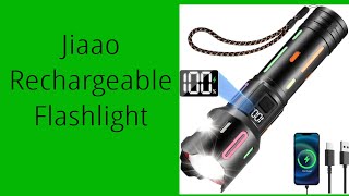 Jiaao rechargeable flashlight electronics and gadgets [upl. by Abroms]