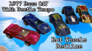 Hot Wheels 1977 Buzz Off with Beetle Tampo Redline [upl. by Ardnuasac308]