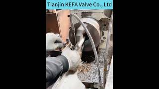 Valve Disc Machining  CenterLine SoftSealing Butterfly Valve Production valvemanufacturer [upl. by Midas]