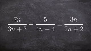 Solving a rational equation by factoring [upl. by Anev]