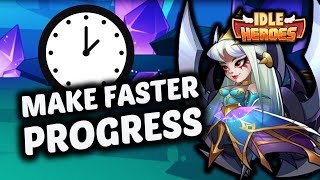 How NEW PLAYERS make FAST PROGRESS in IDLE HEROES [upl. by Ardnuasac]