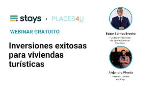 WEBINAR Inversiones exitosas para viviendas turísticas [upl. by Enilarak]