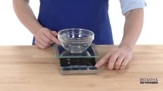 Sharper Image Digital Food Scale at Bed Bath amp Beyond [upl. by Alisander]