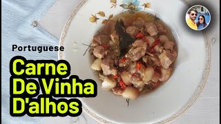 Goan Pork VindalooGoan and Portuguese recipe Carne De Vinha dalhosPork Vindalho recipegoan pork [upl. by Anyar]