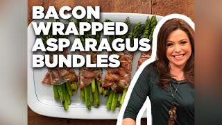 Rachael Rays BaconWrapped Asparagus Bundles  30 Minute Meals  Food Network [upl. by Khichabia]