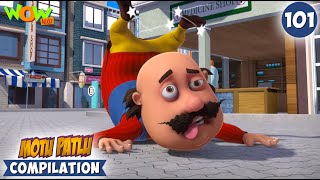 MotuKa Nakli Pair  Motu Patlu Season 13 Compilation 101  Motu Patlu New  Cartoons For Kids spot [upl. by Eilujna]