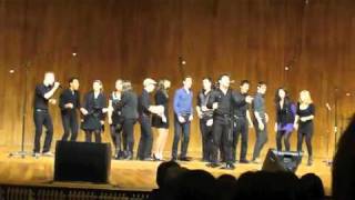 NYU NHarmonics perform Kimbras quotSettle Downquot at ICCA Semifinals [upl. by Hailed]