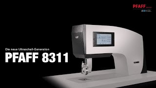 PFAFF 8311 UltraschallSchweißmaschine DE [upl. by Ralat]