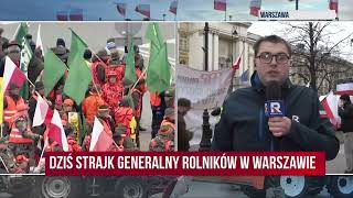 Na żywo Warszawa Protest Rolników P Bloch ludzie gromadzą się z całej Polski  TV Republika [upl. by Vigor373]