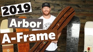 2019 Arbor AFrame Snowboard Review [upl. by Enitsed]