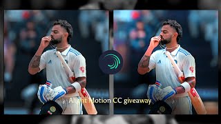 Alight Motion CC giveaway50K SubscribersAbhishek18 dhakalabhi [upl. by Yanad]