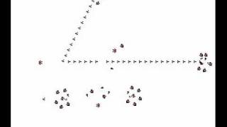 NOT gate implementation at hexagonal cellular automaton the Spiral rule [upl. by Edwine930]