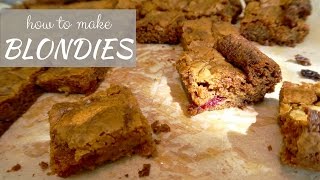 Blondies i cugini dei Brownies  Il Cibo delle Coccole [upl. by Hollister]