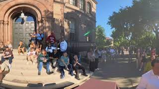 Brown University President Christina Paxson declares the 261st academic year open 360 degree video [upl. by Yleoj]