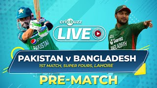 Cricbuzz Live AsiaCup  Bangladesh opt to bat first vs Pakistan in Super 4 clash [upl. by Aninaj]