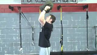 The sandbag overhead press [upl. by Cave]