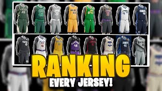 Ranking Every NBA Teams 2021 Earned Edition Jersey [upl. by Aihseuqram]