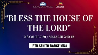 Filipino Service  Ptr Senito Barcelona  Church of Philadelphia Bahrain  9282024 [upl. by Imre]