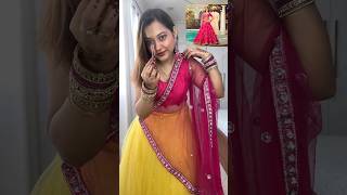 Sabyasachi Style Lehenga Dupatta Draping Tutorial for Beginners✨🩷shorts lehenga draping [upl. by Lagasse]