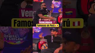 Artistas venezolanos famosos en peru venezolanosenperu podcast comedia shortvideo [upl. by Harriet]