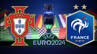 PORTOGALLO Vs FRANCIA  DIRETTA LIVE  EURO 2024 ⚽ [upl. by Brok195]