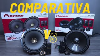 COMPONENTES PIONEER  COMPARATIVA  TS651C  TSA1608C [upl. by Madeline]