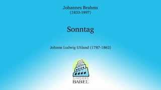 Sonntag  Johannes Brahms [upl. by Arras]