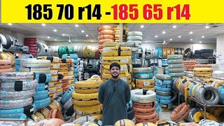 185 70 r14 185 65 r14  New tyre price Pakistan 2023  Bridgestone  Yokohama  Michelin  Dunlop [upl. by Lavicrep]